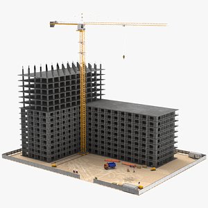 real construction site 3D