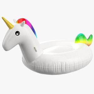 Inflatable Party Tube Swimming Unicorn