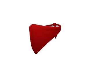 3D mask shawl scarf model