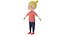 Cartoon-Familie manipuliert