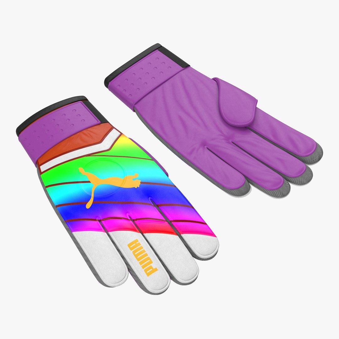 Goalie Gloves Puma 3D Model 3D model preview