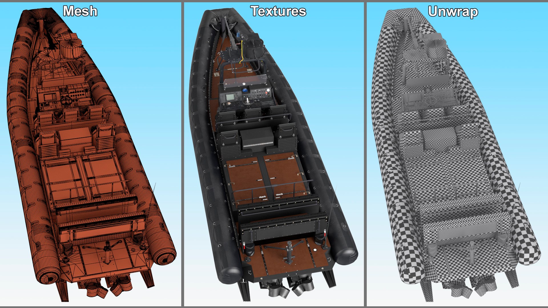 3D Military Black Inflatable Boat with Machine Gun model https://p.turbosquid.com/ts-thumb/Fv/0f5dEO/pd/militaryblackinflatableboatwithmachinegun3dsmodel020/jpg/1703643354/1920x1080/fit_q87/5a6cf3b8a417854f9f974cc54e4ae2a560e3eaa0/militaryblackinflatableboatwithmachinegun3dsmodel020.jpg