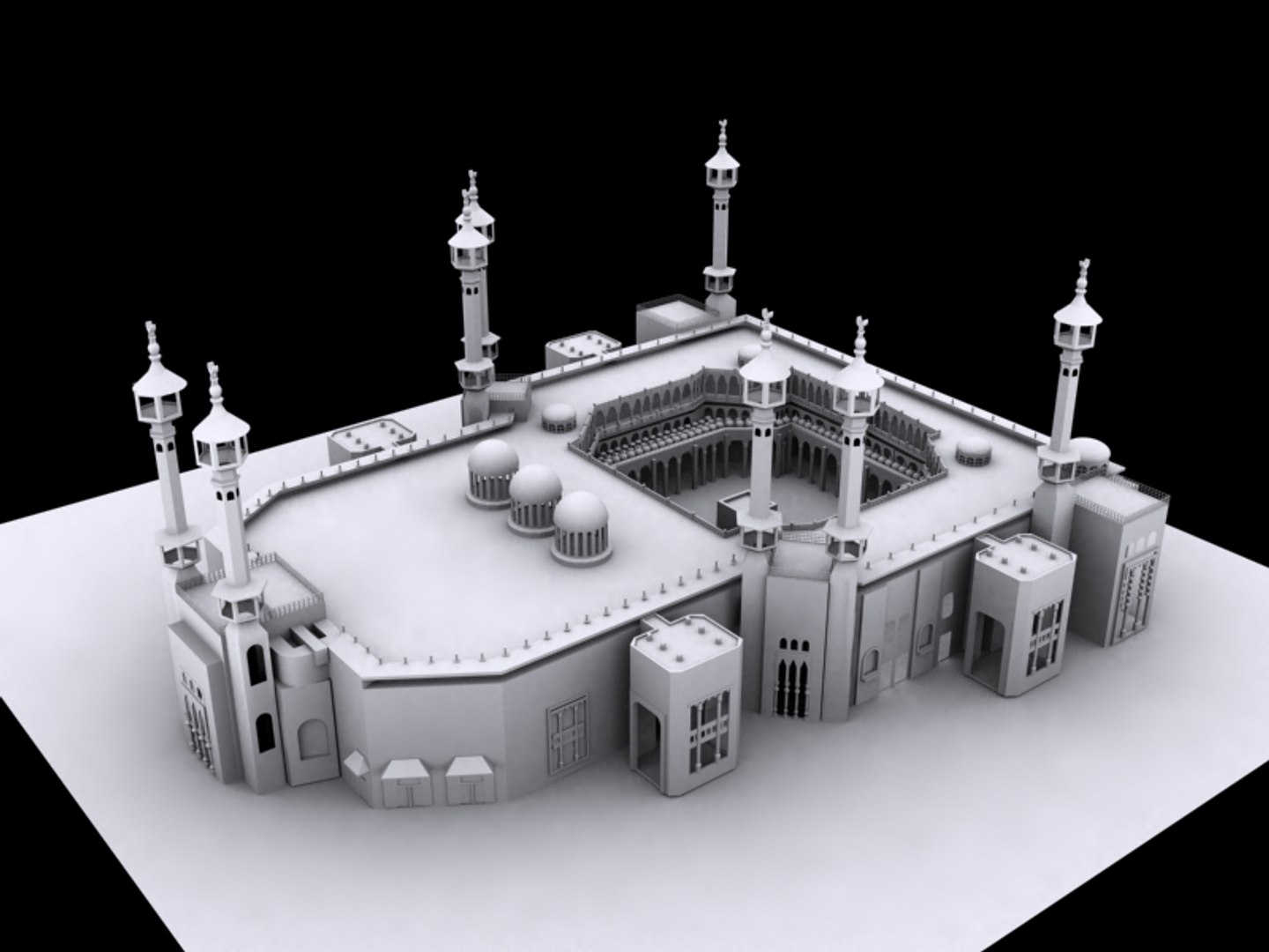 3 мекка. Масджид мечеть Кааба. Кааба 3d model. Кааба Мекка 3д. Мечеть Аль-харам Мекка 3d.