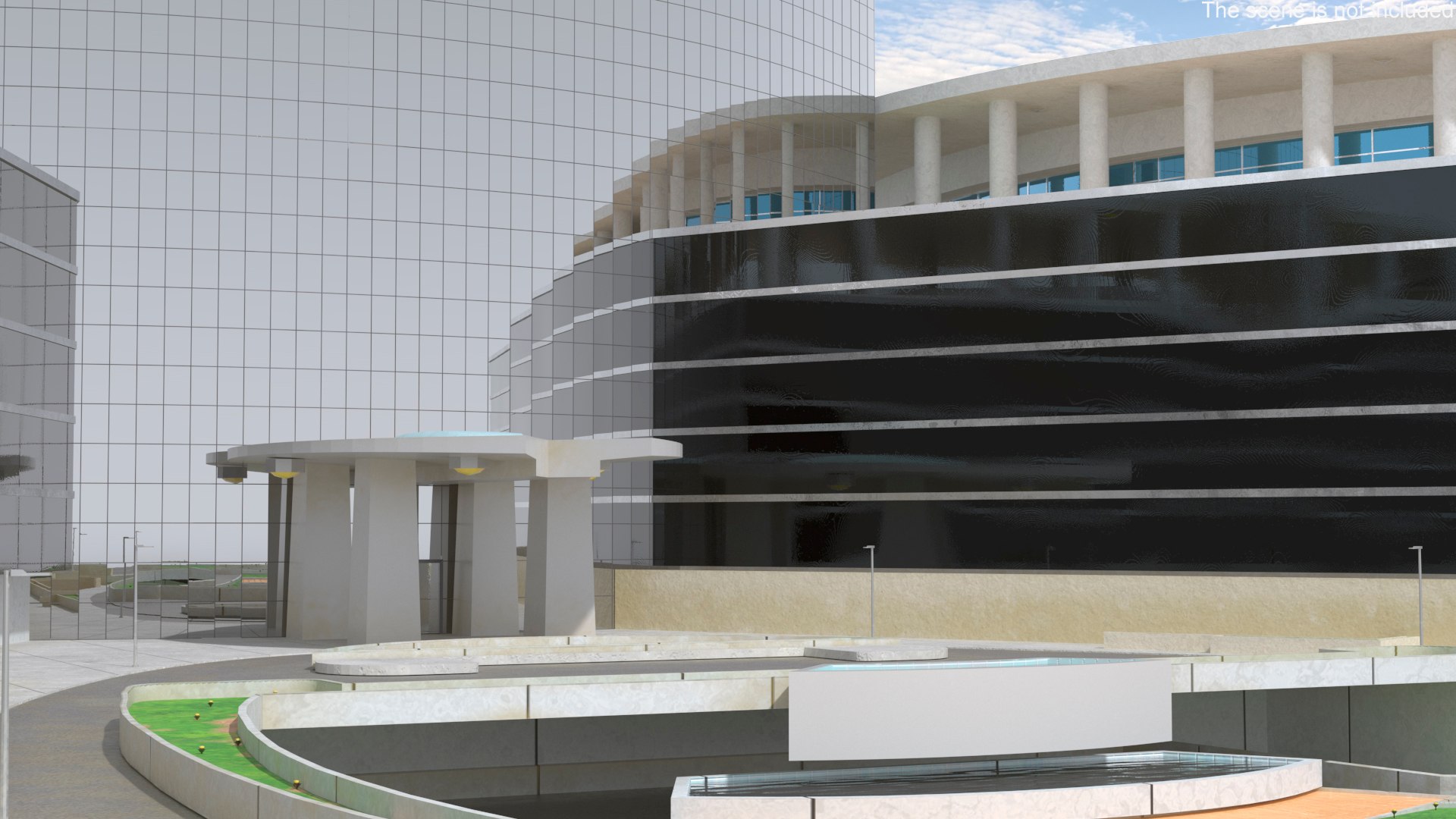 Riyadh Landmark Skyscraper Complex Model - TurboSquid 2466231