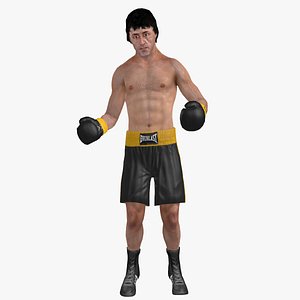rocky rigged 3d max