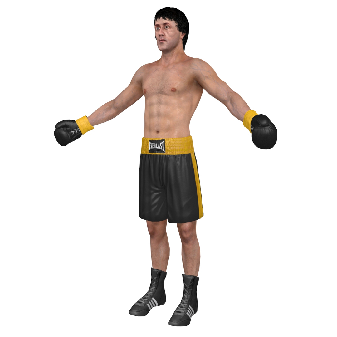 Rocky Rigged 3d Max