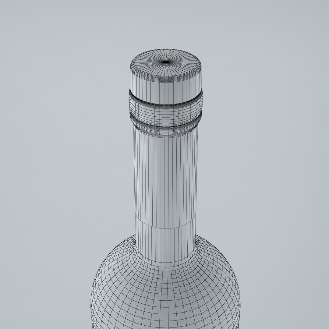 grey goose vodka bottle 3d max