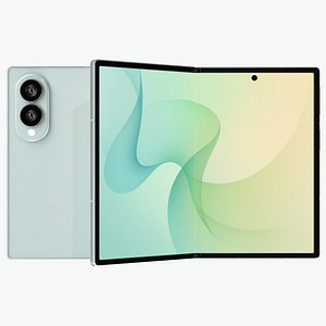 Samsung Galaxy Z Fold 8 Pistachio 3D model