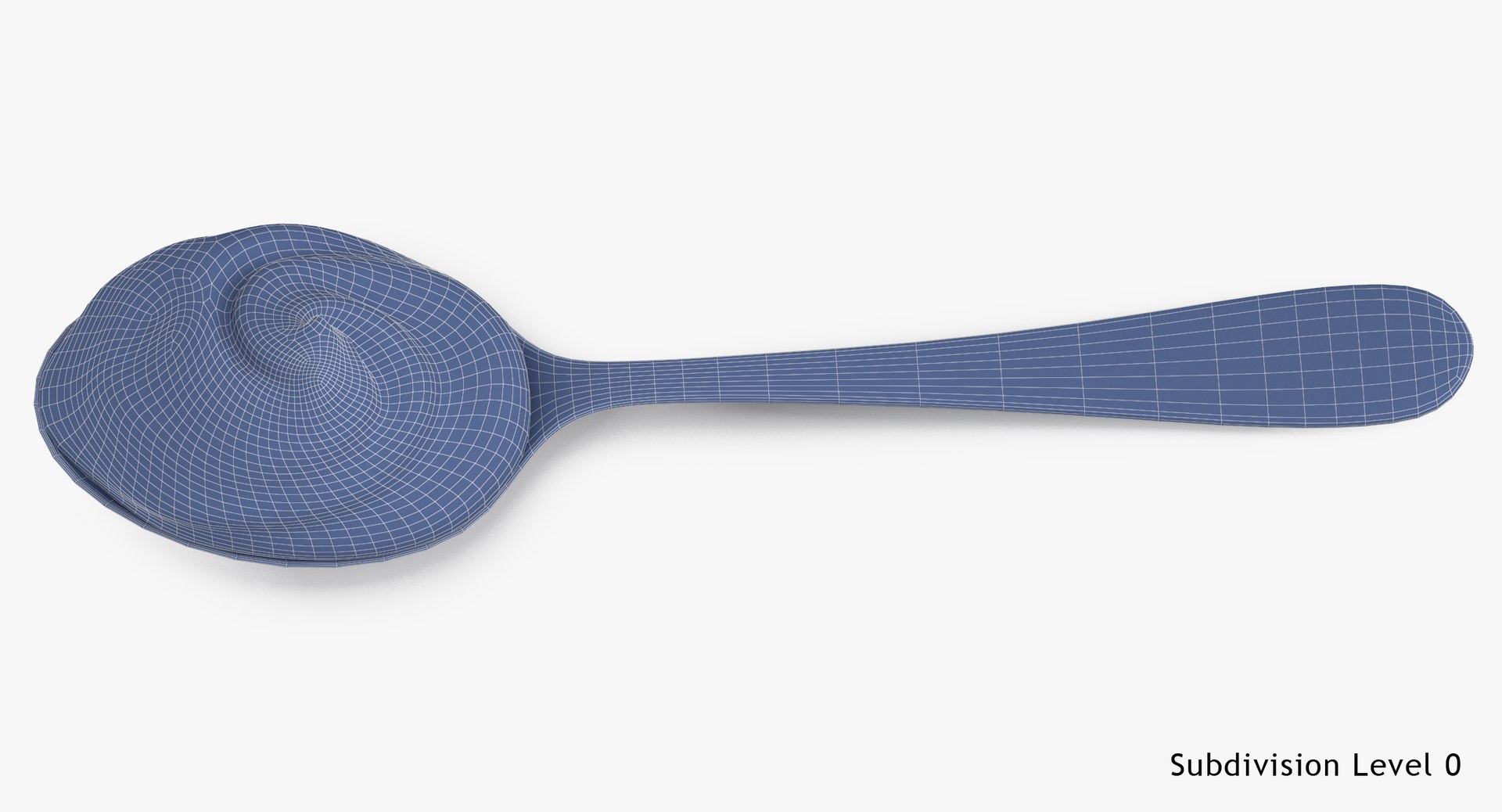 3D Metal Spoon Cream Pink Model - TurboSquid 1424397