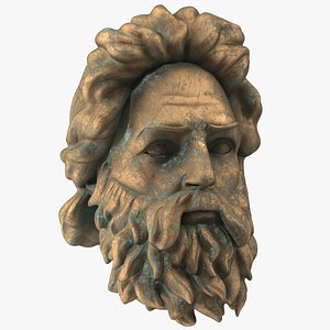 Poseidon Head Bronze