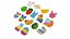 Set di giocattoli di Pasqua Pop It Fidget