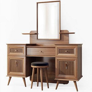 Dressing Table With Mirror Genesis Istanbul by Medusa Home