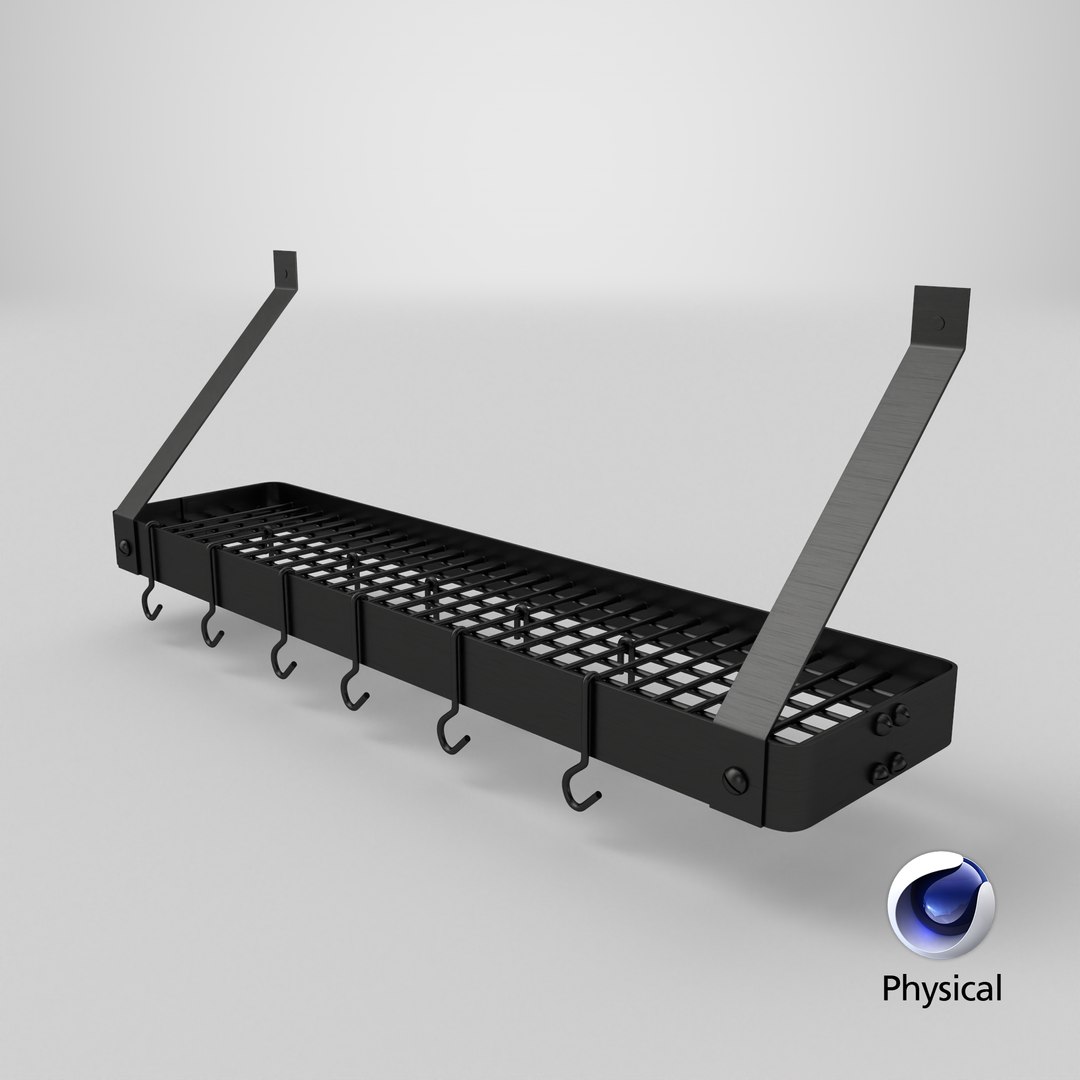 Square Grid Wall Mount Pot Rack Black 3D model https://p.turbosquid.com/ts-thumb/Fv/bnM9c5/20/stemcell_cinema_4d_physical_render/png/1715885394/1920x1080/fit_q87/39c762a61eeebdc2c41e2c257d023b8e990802a4/stemcell_cinema_4d_physical_render.jpg
