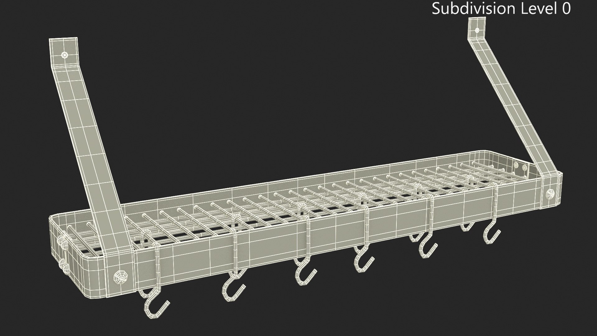 Square Grid Wall Mount Pot Rack Black 3D model https://p.turbosquid.com/ts-thumb/Fv/bnM9c5/D2/squaregridwallmountpotrackblack3dsmodel011/jpg/1701031518/1920x1080/fit_q87/bd487008a2d70ea51f7d95d1db53c1b566e20200/squaregridwallmountpotrackblack3dsmodel011.jpg