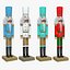 3D Wooden Nutcracker model