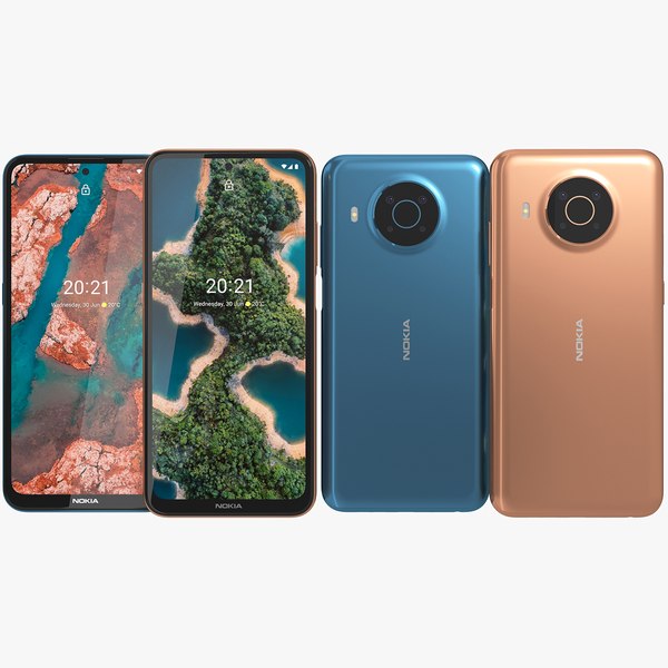 Nokia X20 5G Both Colors 3D model