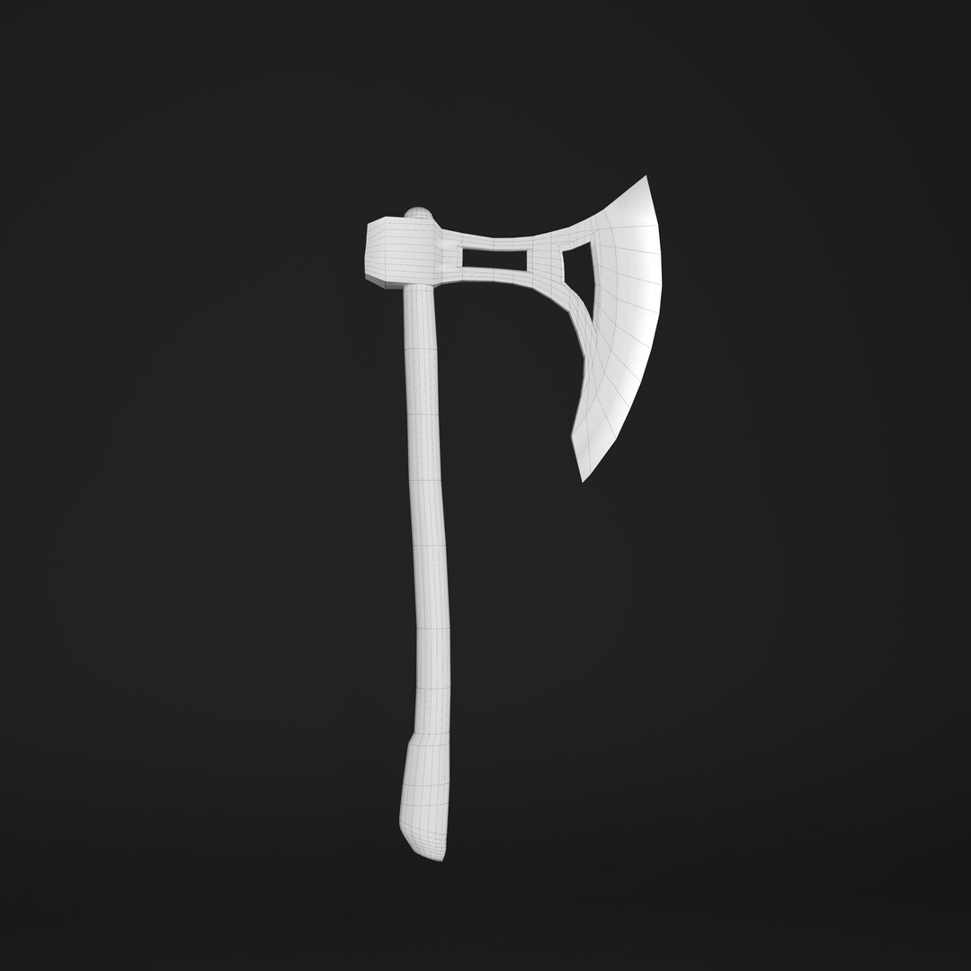 Battle axe 3D model - TurboSquid 1403011