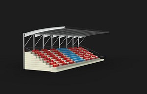 3D Grandstand 3D model