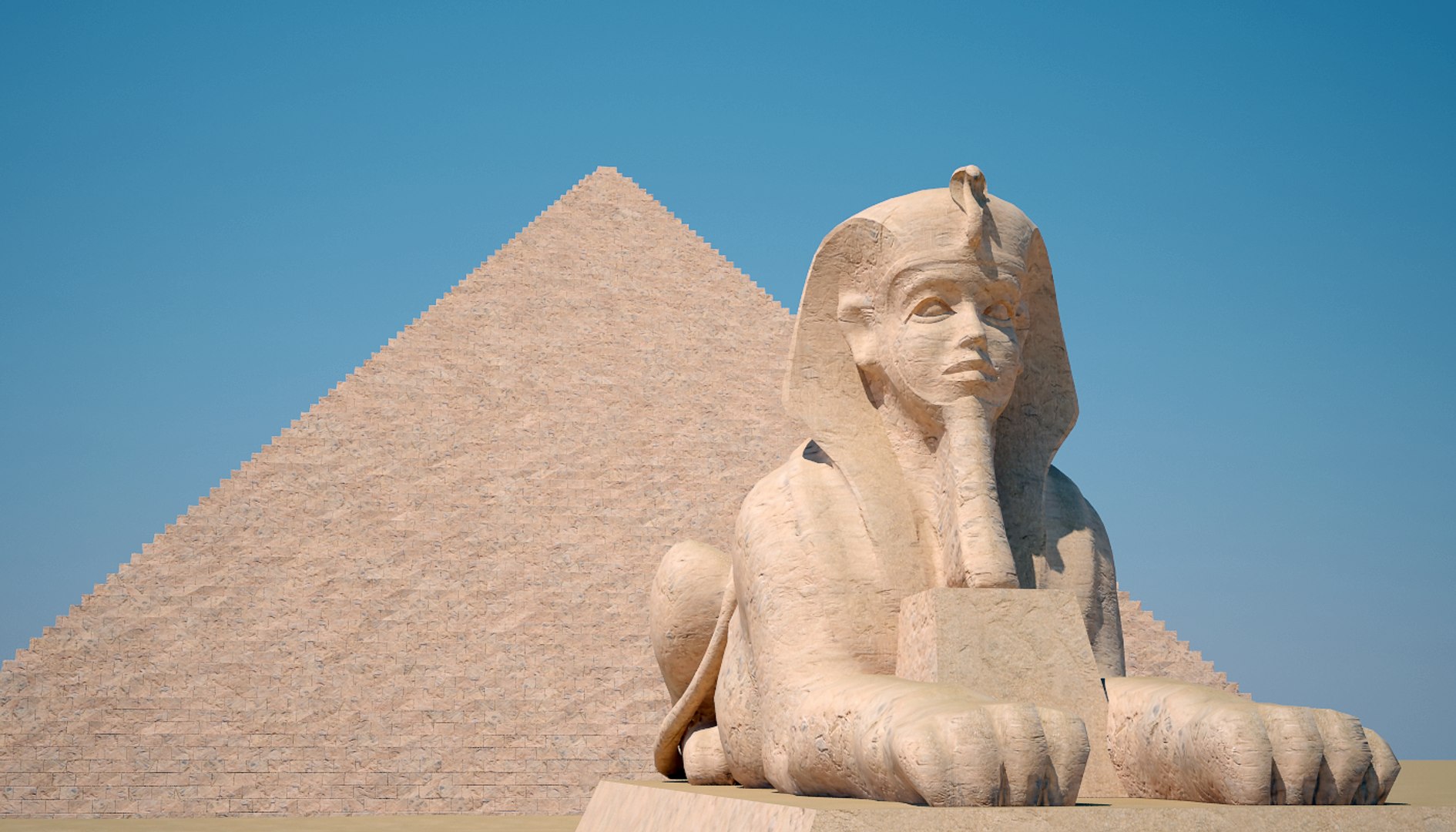 Ancient Great Pyramid 3d Model