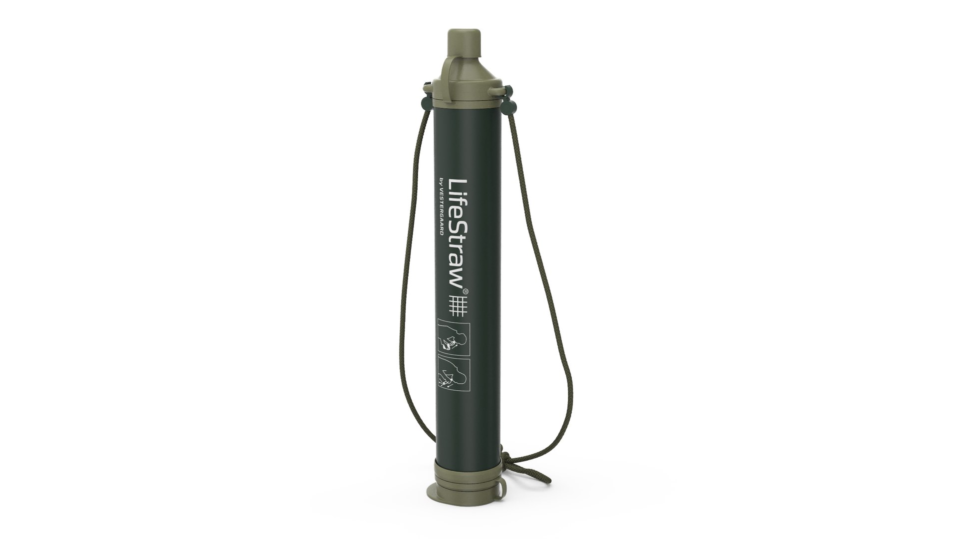 3D модель LifeStraw Water Filter Green TurboSquid 1953349