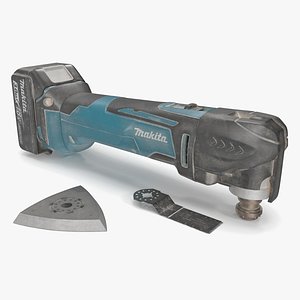 3D Makita Oscillating Multi Tool Used