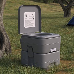 US Comfort Supply Camping Toilet Gray
