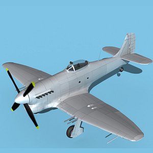 Hawker Hawker Tempest MK1 V00 Bare Metal 3D model
