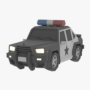 3D Low poly Car 14