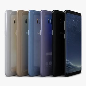 samsung galaxy s8 color 3D model