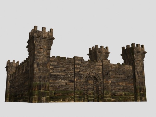 3ds max fort castle