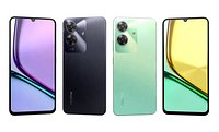 Realme C61 Marble Black And Safari Green