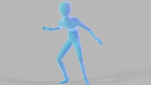Thin Humanoid rigged