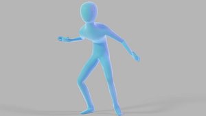 Thin Humanoid rigged