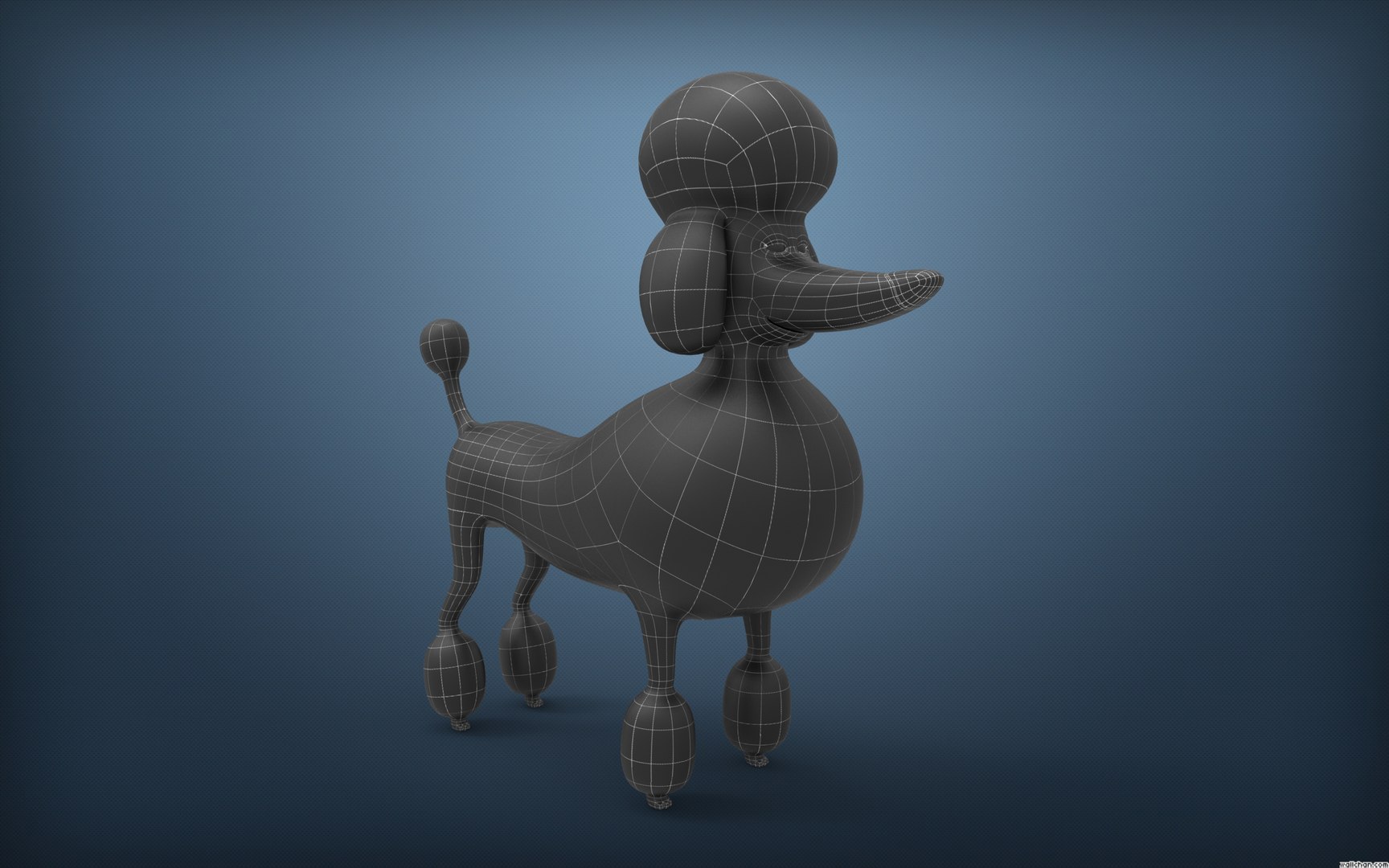 3D Cartoon white Poodle https://p.turbosquid.com/ts-thumb/Fw/Ag6cmT/nA/wireframe.176/jpg/1725431134/1920x1080/fit_q87/84b796cca1ba1806ef00af746330dcb2c39aecf2/wireframe.176.jpg