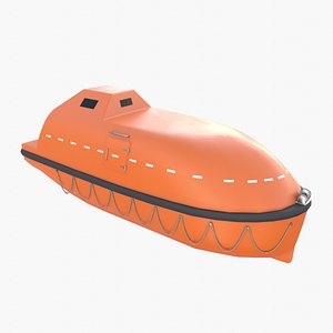 Life boat V2 3D model
