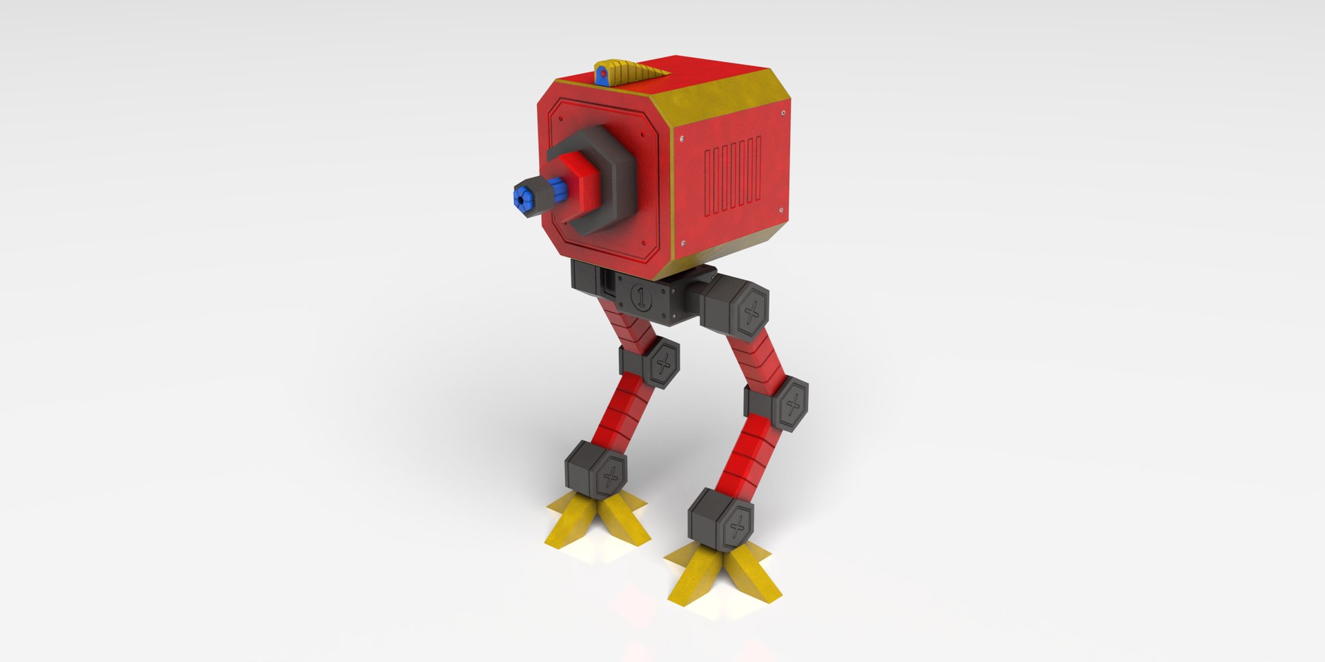 Robot ostro bot 3D model - TurboSquid 1424593