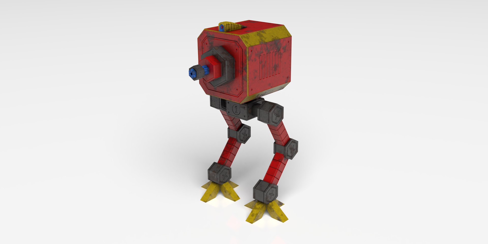 Robot ostro bot 3D model - TurboSquid 1424593