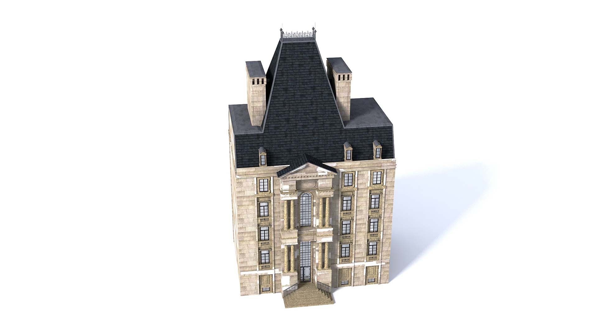 3D European Gothic Building Collection Model - TurboSquid 2162975