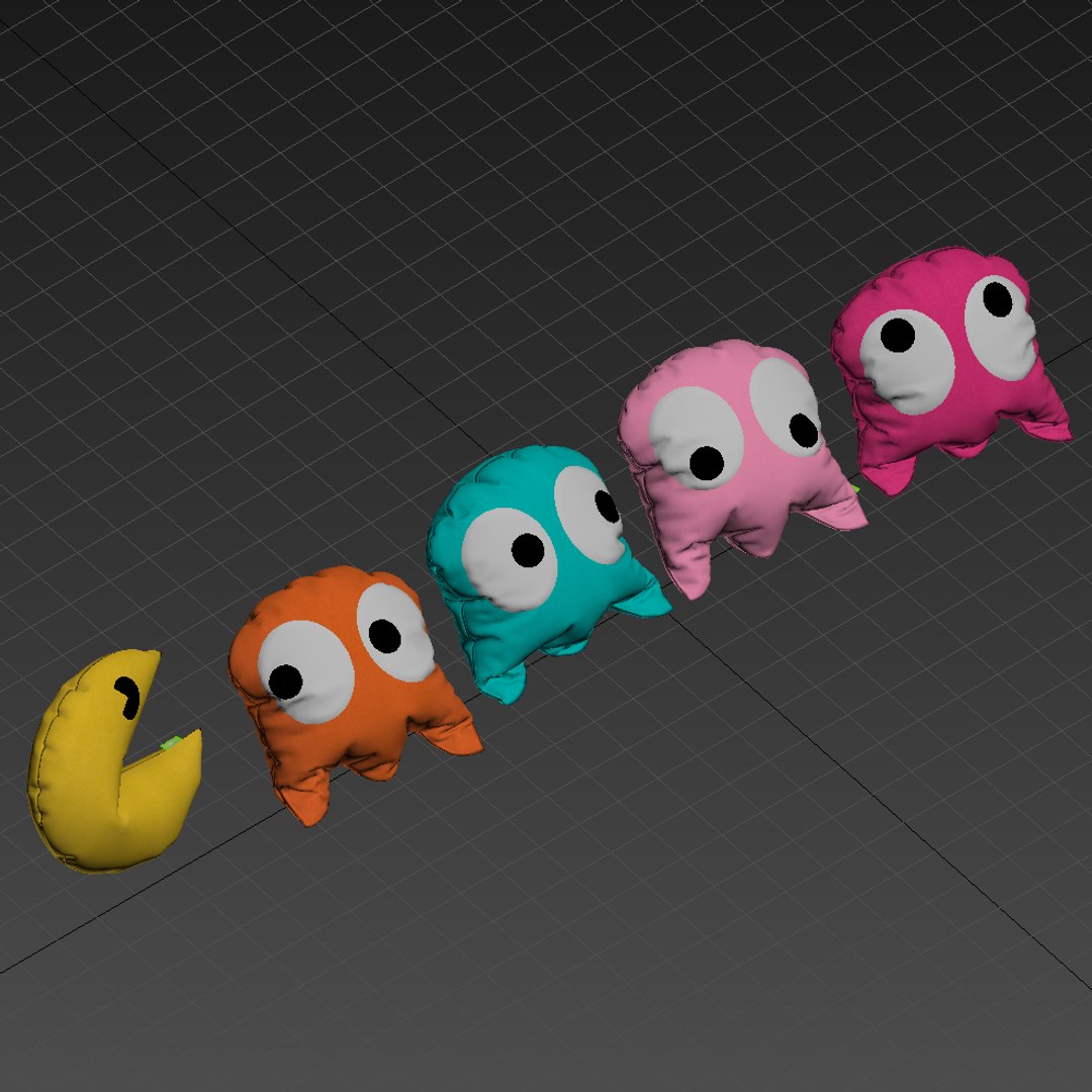 pacman pillow set 3D model https://p.turbosquid.com/ts-thumb/Fw/EhyEgi/FKS9uSrr/f1/jpg/1496414333/1920x1080/fit_q87/14d1fdcf999301a1c65f889d51bd18e0641bf89d/f1.jpg