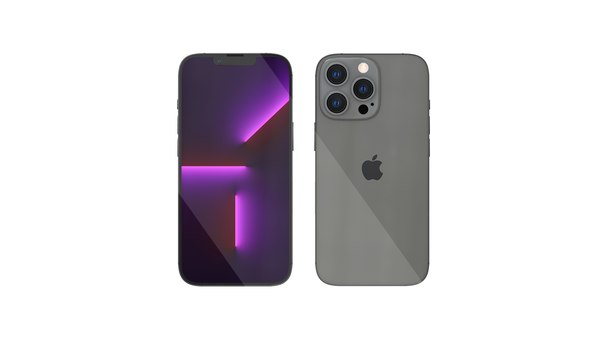 3D Apple Iphone 13 Pro Graphite model - TurboSquid 1790541