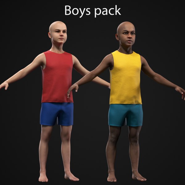 Boys Collection 3D model