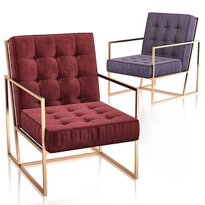 Minotti Armchair 3d model