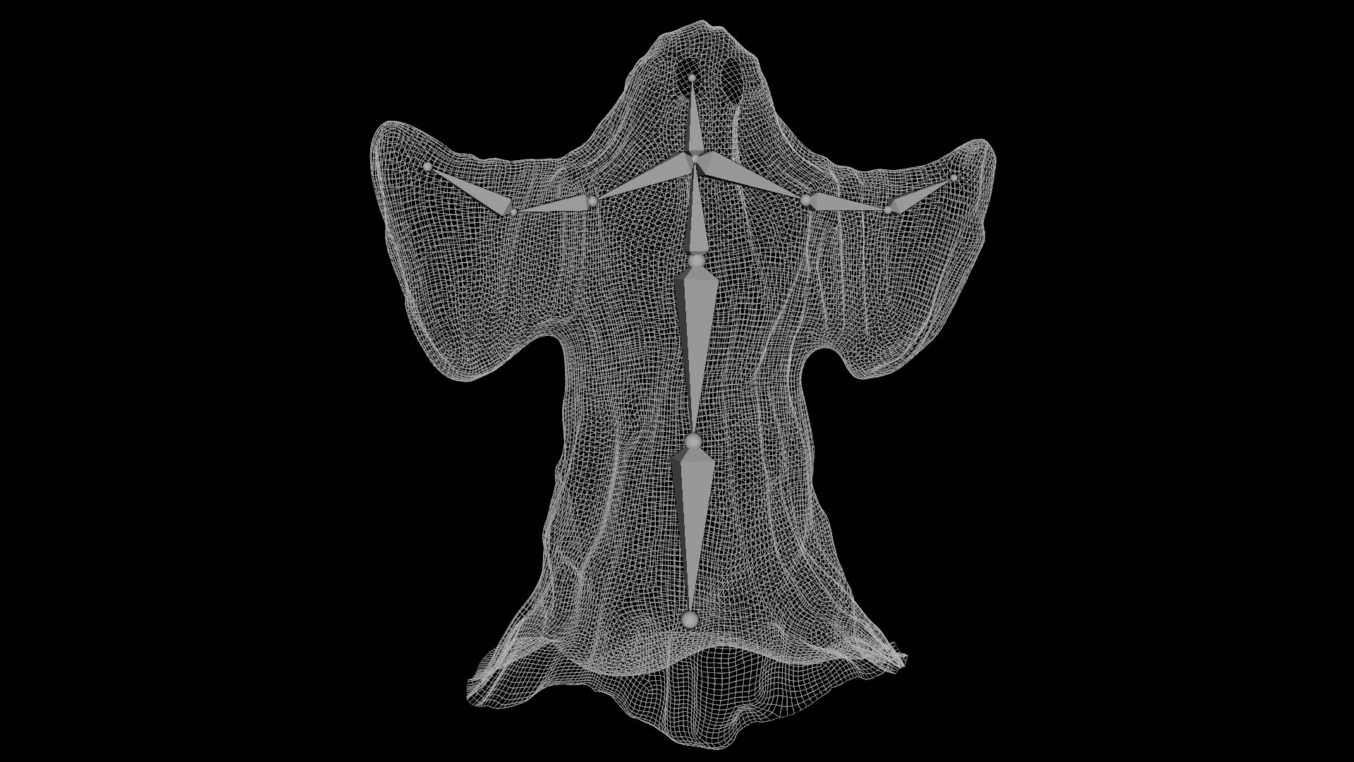 3D Rigged Ghost - TurboSquid 1826400