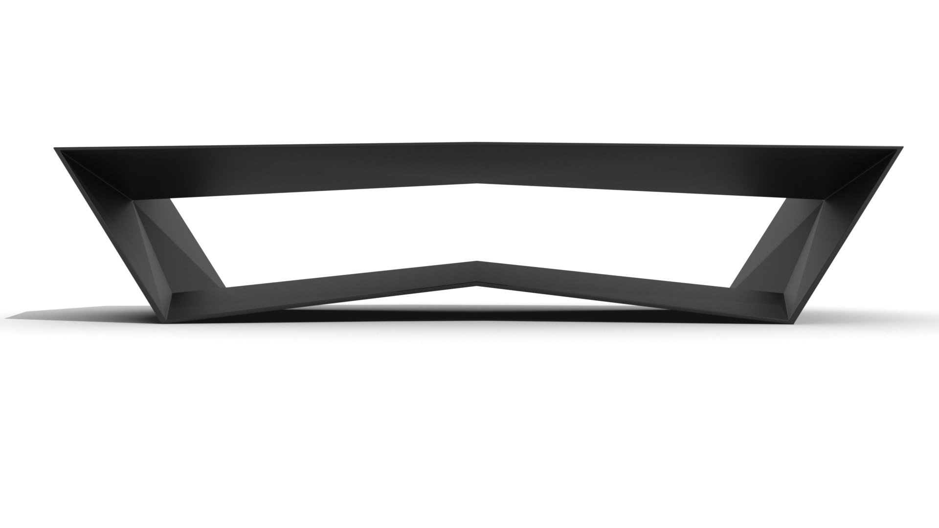 Modern Sleek Ridged Base 3D Model - TurboSquid 1267474