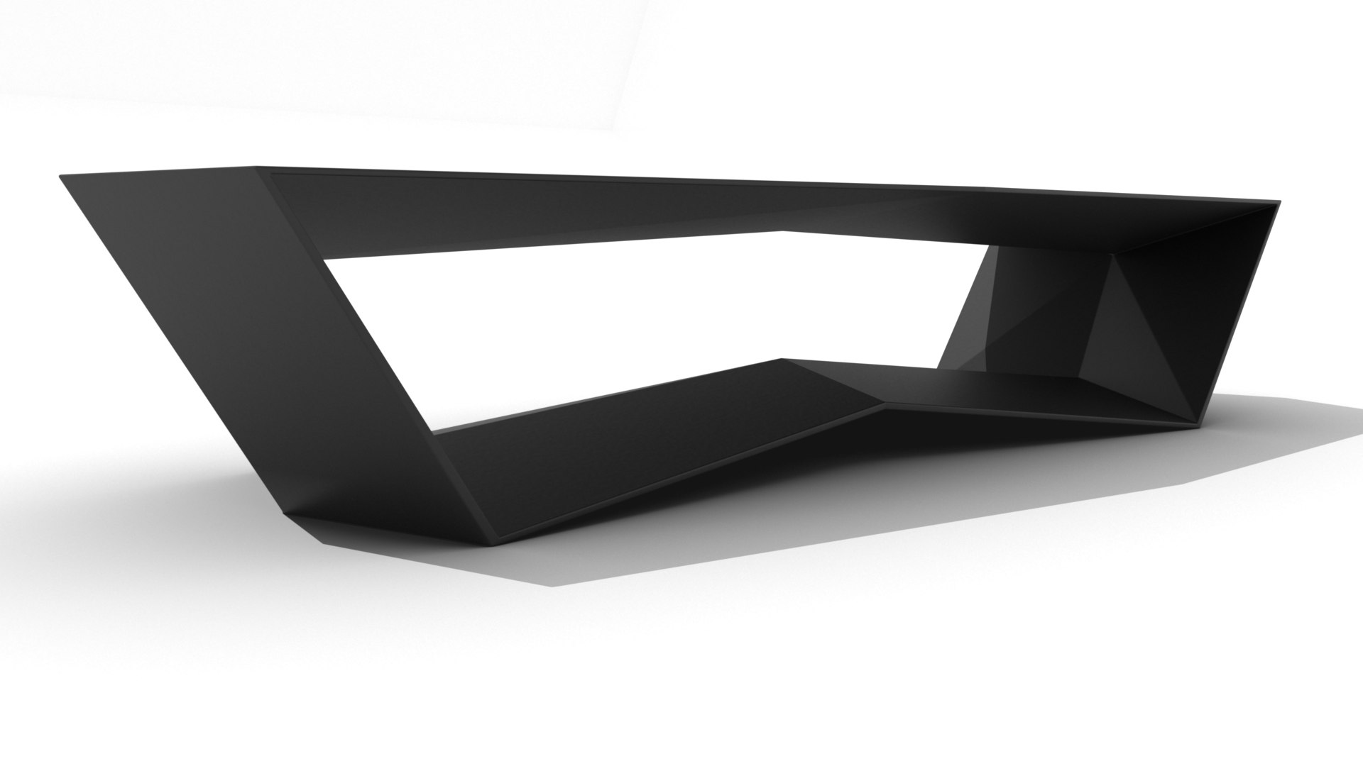 Modern Sleek Ridged Base 3D Model - TurboSquid 1267474