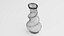 Moderne lila Kintsugi-Vase mit gedrehtem Muster, Low-Poly-3D-Modell