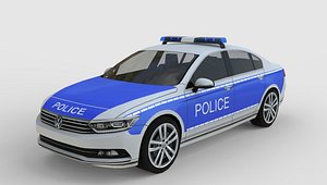 2015 passat police 3d model