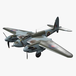 3D De Havilland Mosquito