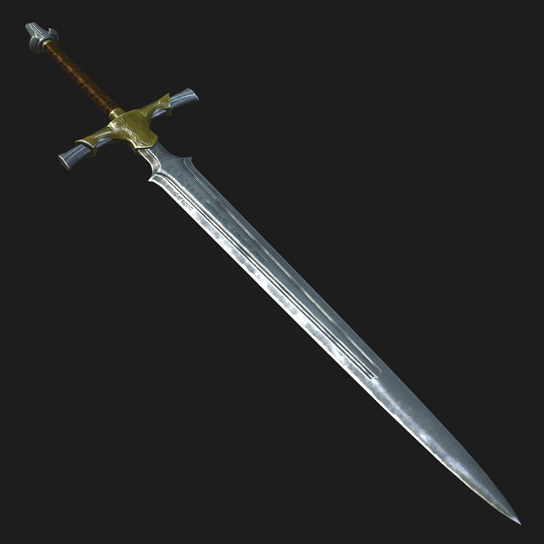 3d greek longsword helios sword model