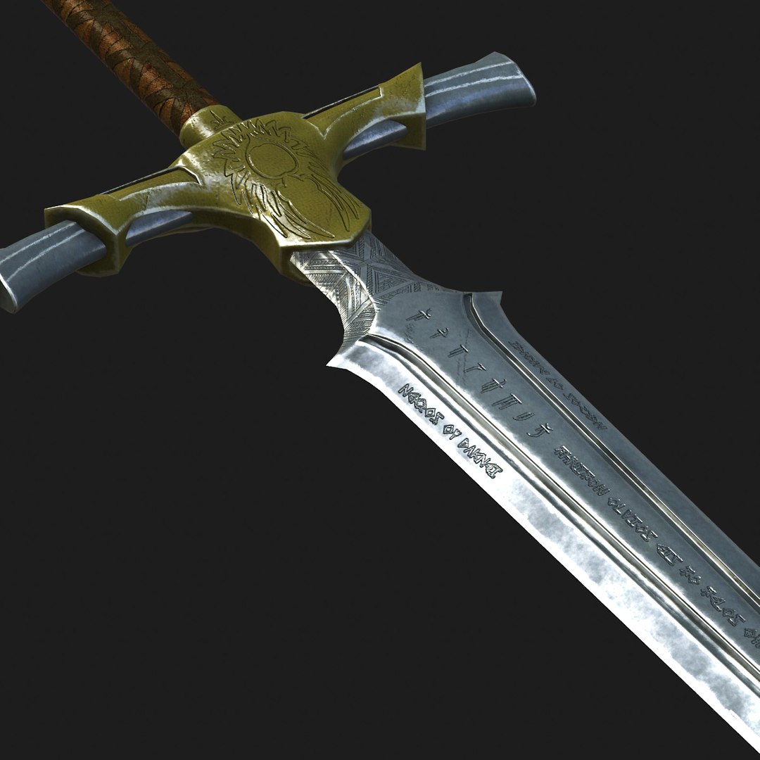 3d greek longsword helios sword model